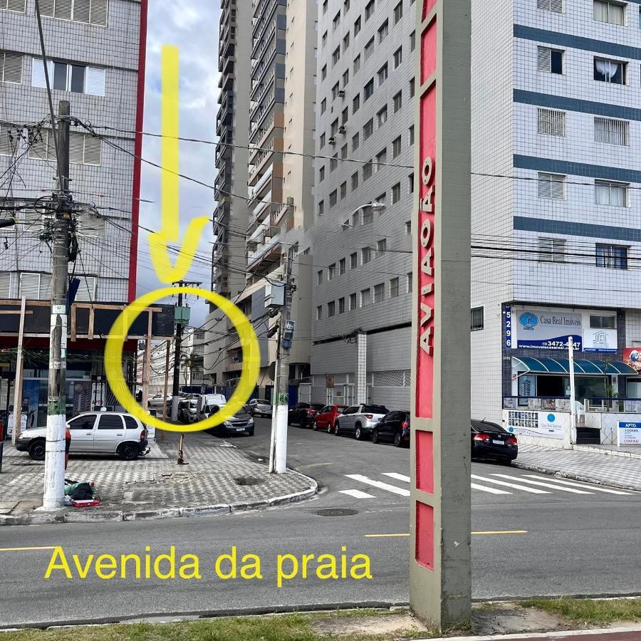 Kit Do Alex - Aviacao - A Uma Esquina Da Praia - Ar Condicionado Praia Grande  Esterno foto